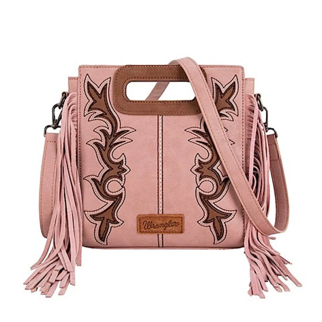 Wrangler Dallas Fringe Bag – Pink