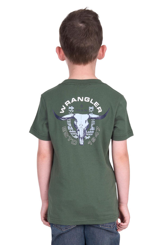 Wrangler® Boy’s Henry Short Sleeve Tee