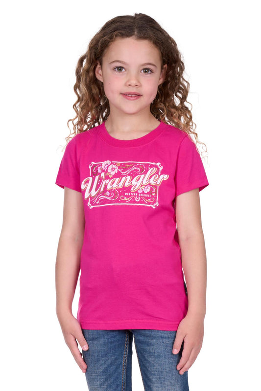 Wrangler® Girl’s Delila Short Sleeve Tee