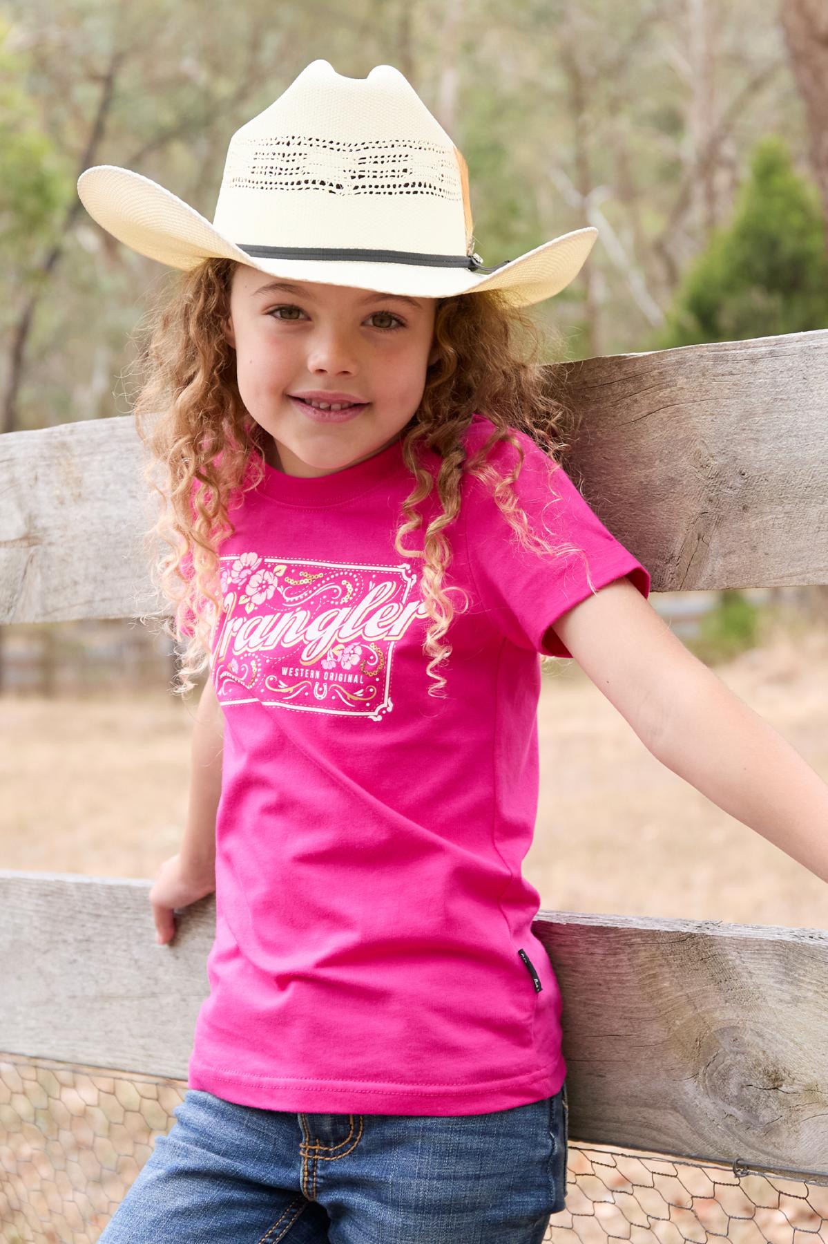 Wrangler® Girl’s Delila Short Sleeve Tee