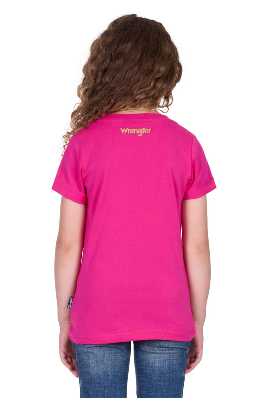 Wrangler® Girl’s Delila Short Sleeve Tee