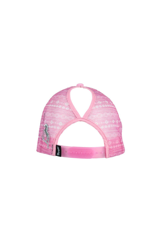 Wrangler Kid’s Aria High Profile Ponytail Trucker Cap