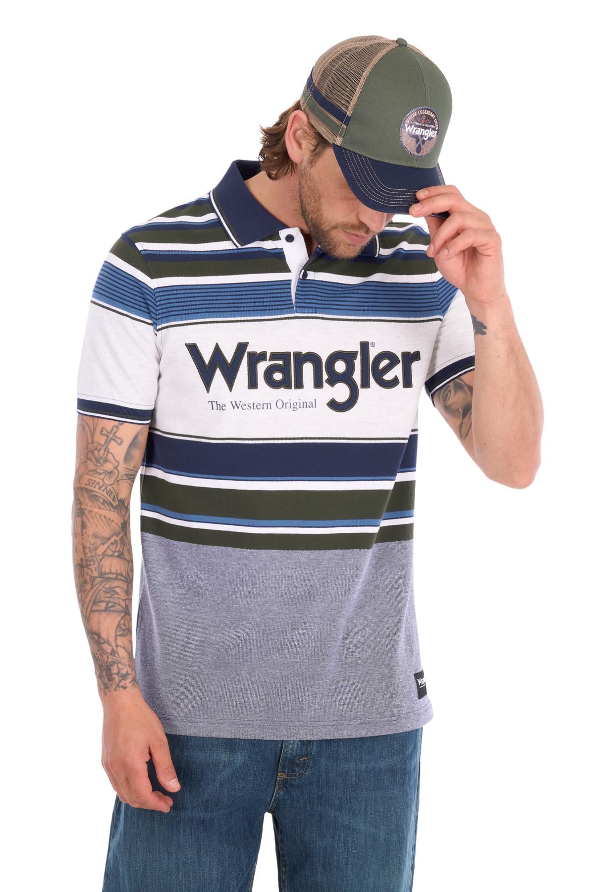 Wrangler Men’s Henry Short Sleeve Polo