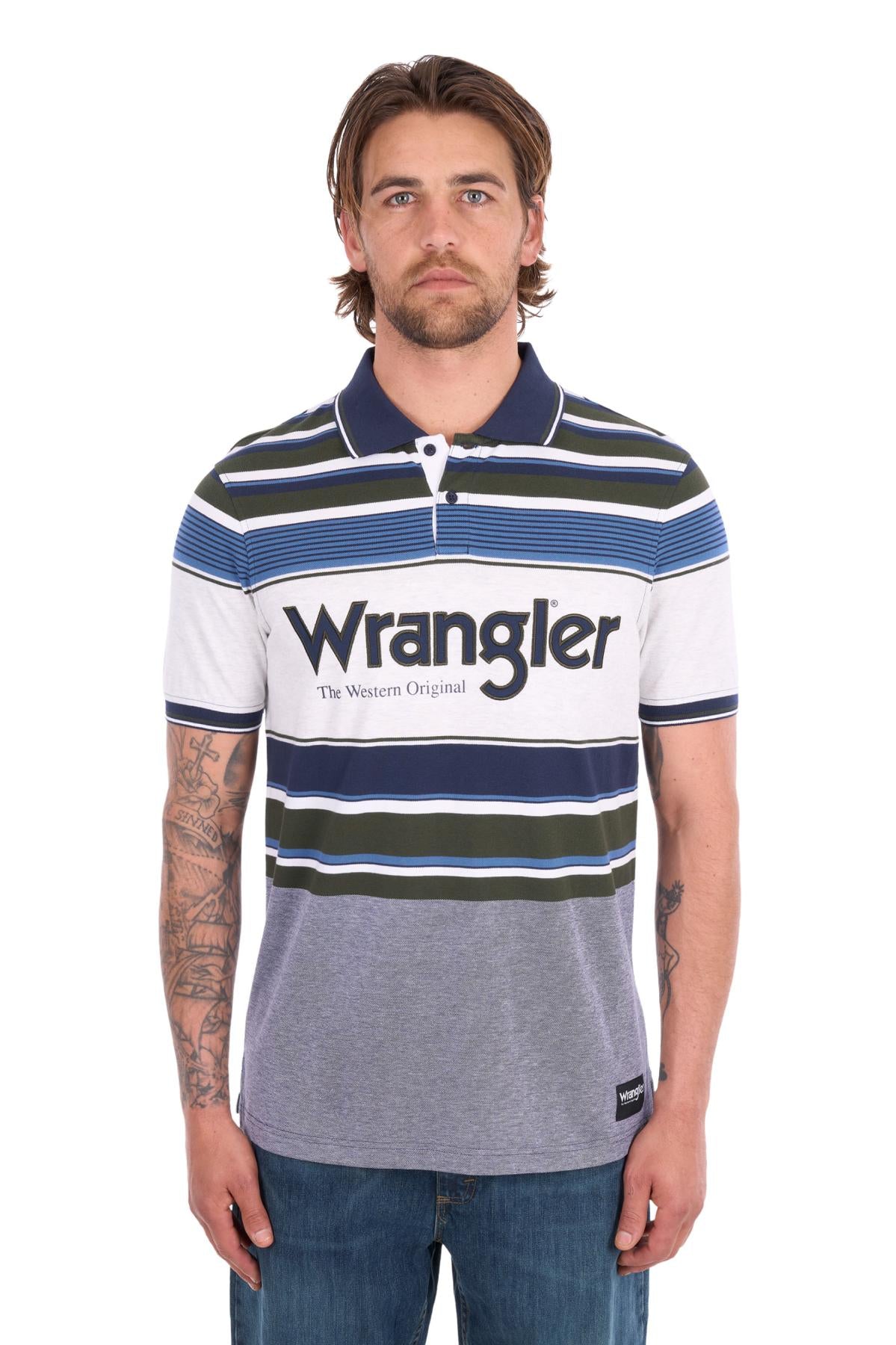 Wrangler Men’s Henry Short Sleeve Polo