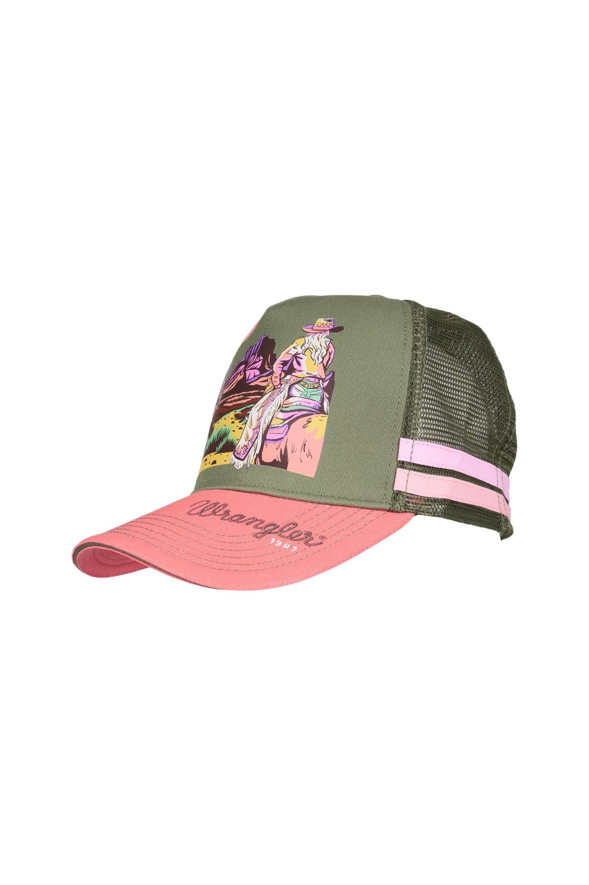 Wrangler Willa High Profile Trucker Cap