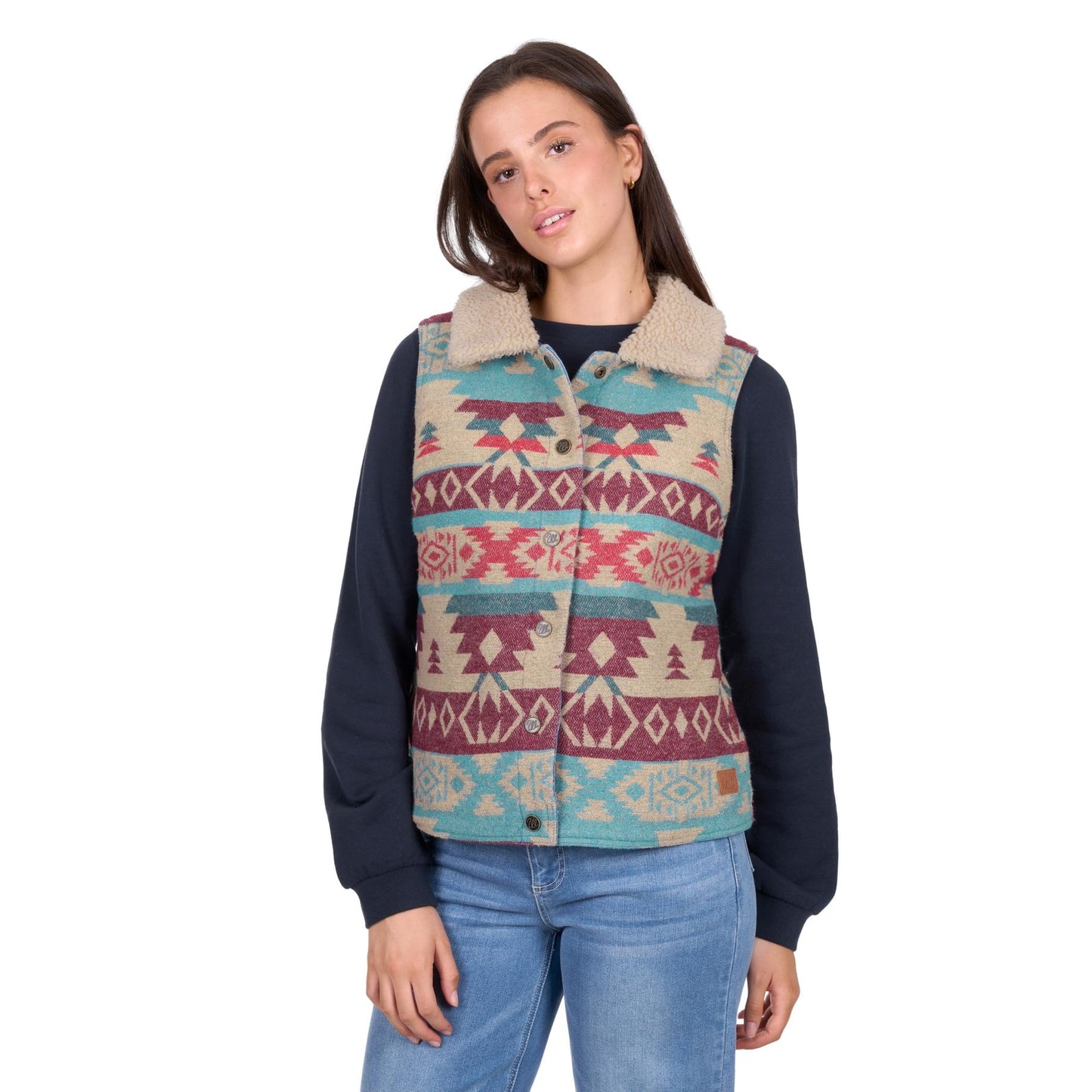 Wrangler Women’s Dixie Reversible Denim Vest
