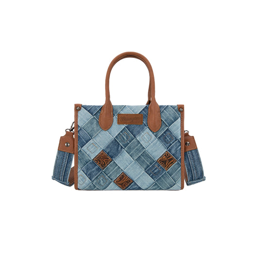 Wrangler Denim Patchwork Crossbody Bag