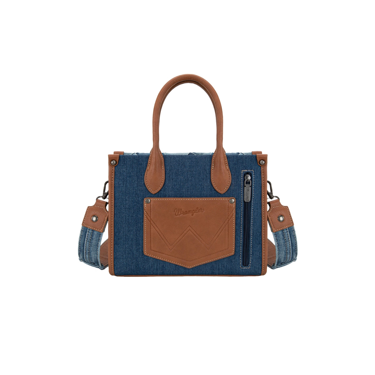 Wrangler Denim Patchwork Crossbody Bag