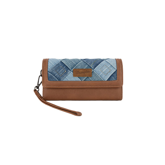Wrangler Denim Patchwork Wallet