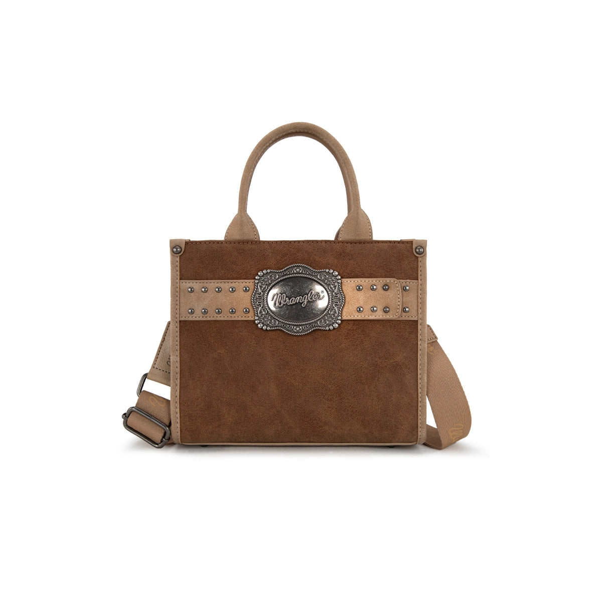 Wrangler Feature Buckle Crossbody Bag - Tan