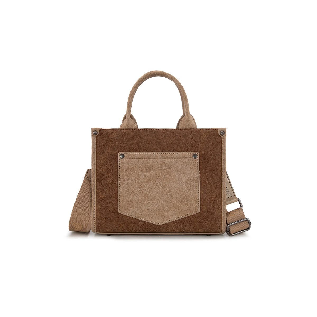 Wrangler Feature Buckle Crossbody Bag - Tan