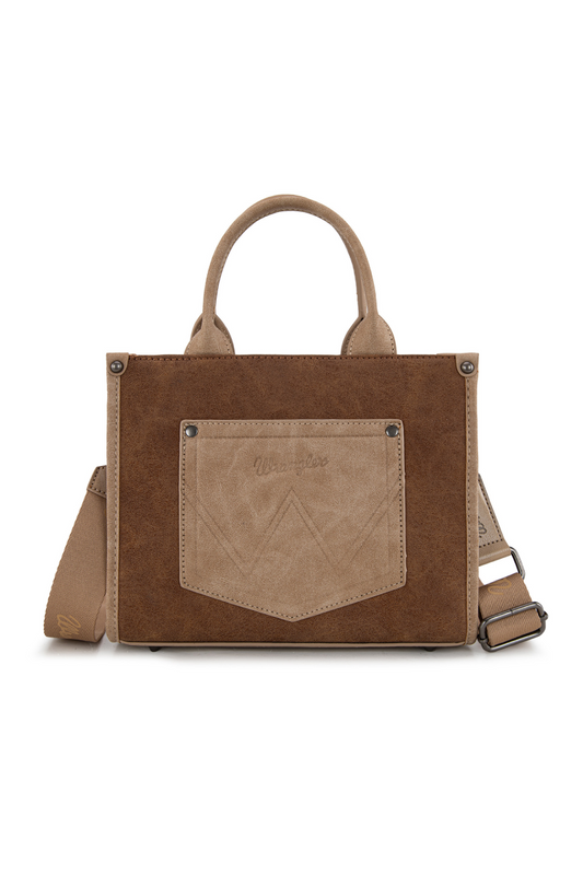Wrangler Feature Buckle Crossbody Bag - Tan