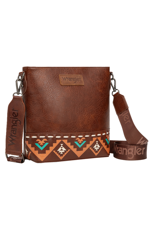 Wrangler Lana Aztec Print Crossbody Bag