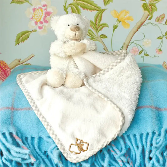 Bear Baby Plush Toy Soother / Comforter – Baby Safe & Ultra-Soft
