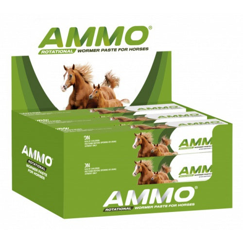 AMMO Rotational Wormer Paste for Horses (Green) 32.6g