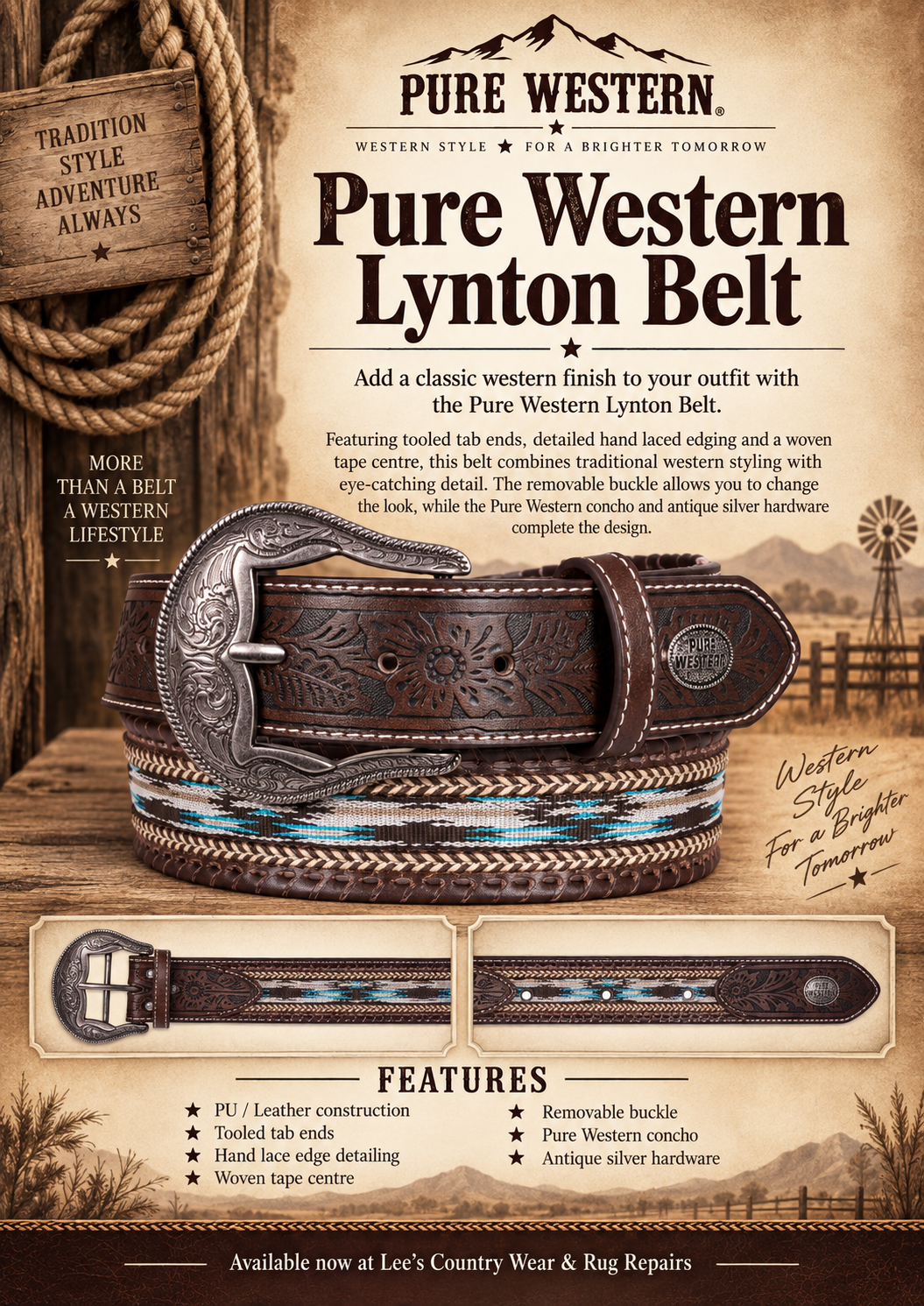 Pure Western Lynton Belt