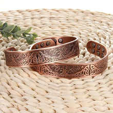 Load image into Gallery viewer, Life Of the Tree Copper Bangle
