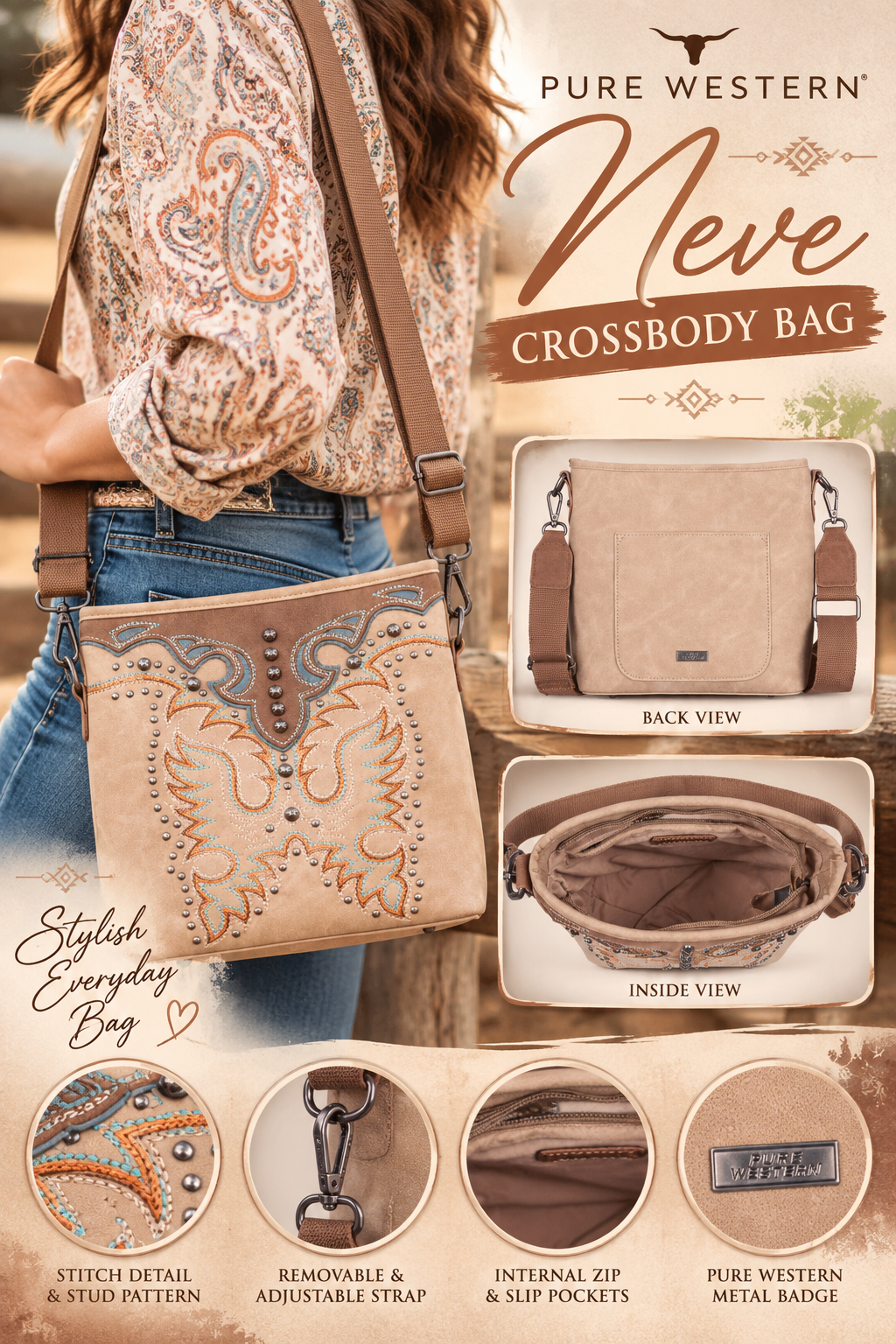 Pure Western Neve Crossbody Bag