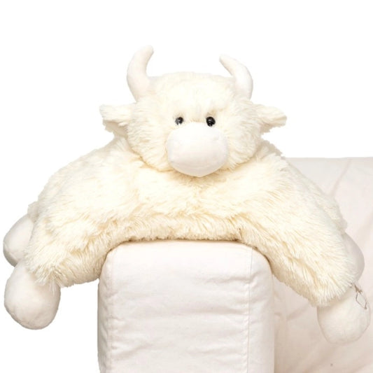Highland Cow Sofa Tidy Cream - 26 X 24cm