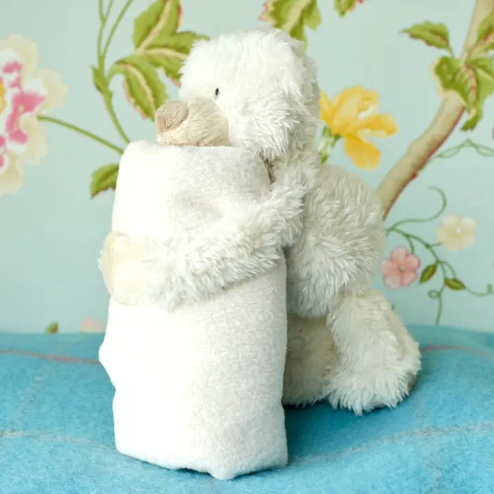 Bear Baby Plush Toy Soother / Comforter – Baby Safe & Ultra-Soft