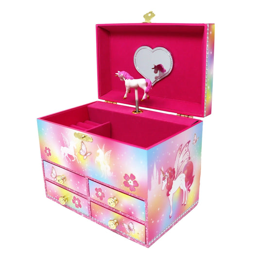 Pink Poppy’s Dreamland Unicorn Musical Jewellery Box – Medium