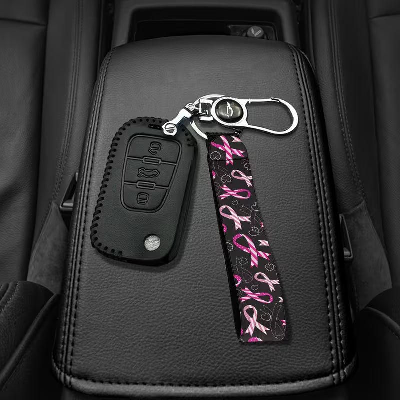 Printed Neoprene Keychain & Wristband Accessory – Assorted Designs