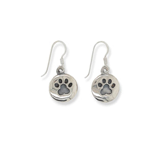 MCJ - Puppy Paw Print Drop Earrings