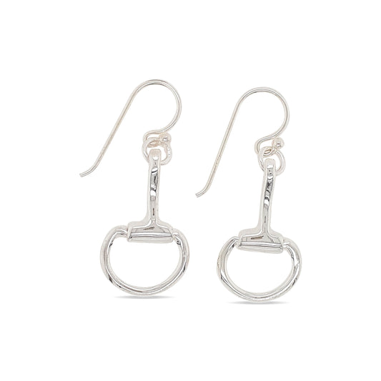 MCJ - Horse Bit Sterling Silver Drop Earring