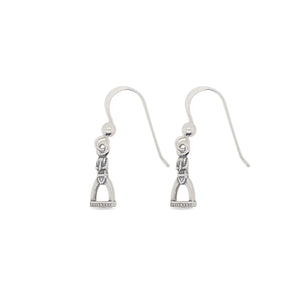 MCJ - Stirrup Sterling Silver Hook Earrings