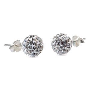 MCJ - 8mm Sterling Silver Swarovski Crystal Studs