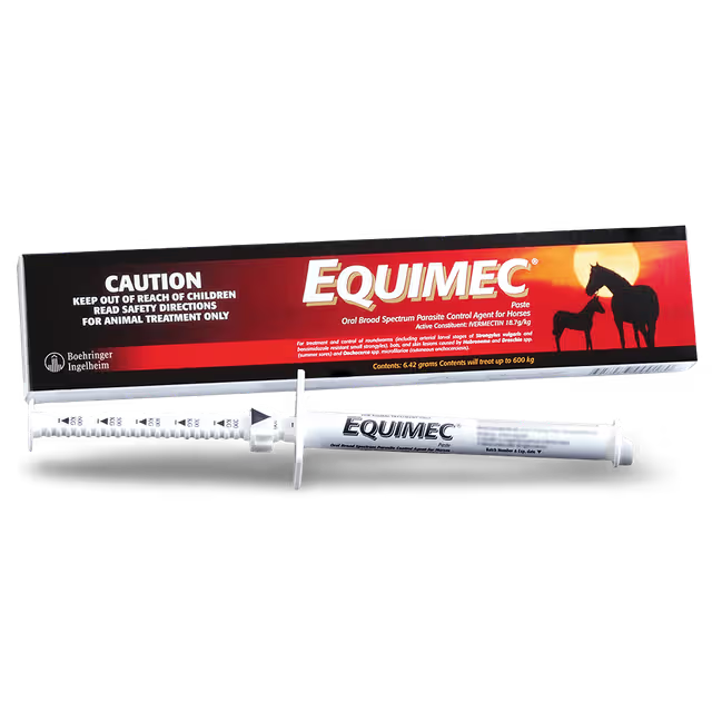 Equimec Worming Paste – Broad Spectrum Parasite Control for Horses 6.42g