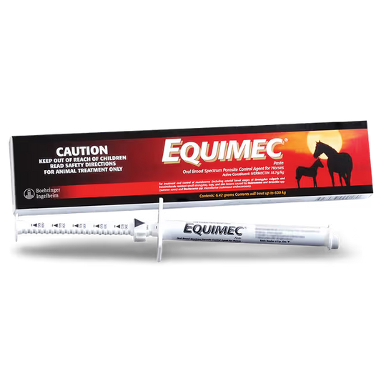 Equimec Worming Paste – Broad Spectrum Parasite Control for Horses 6.42g