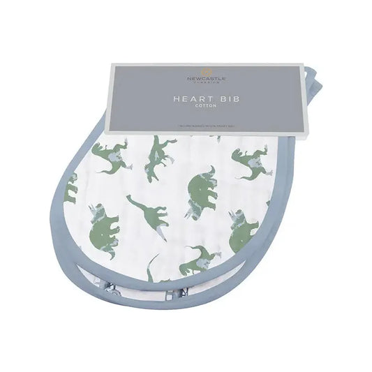 Rough Terrain Cotton Heart Bibs pk2