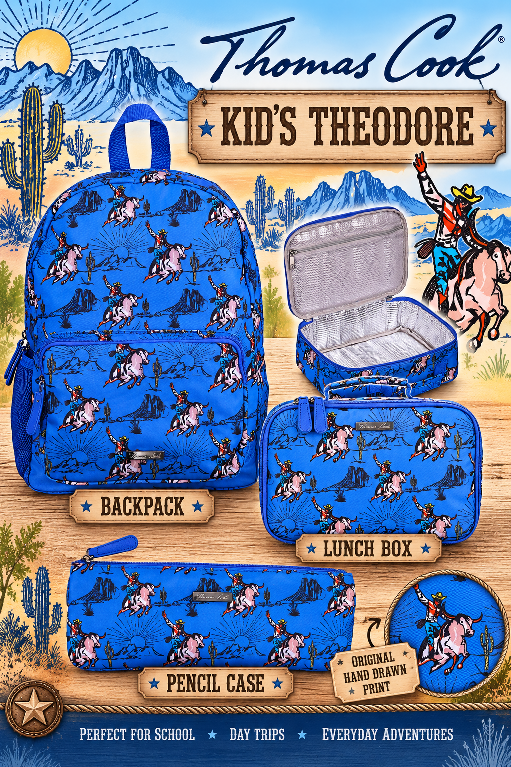 Thomas Cook Kid’s Theodore Backpack – Royal Blue