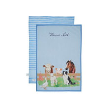Load image into Gallery viewer, Thomas Cook - Tea Towel 2 Pack - Farm Yard
