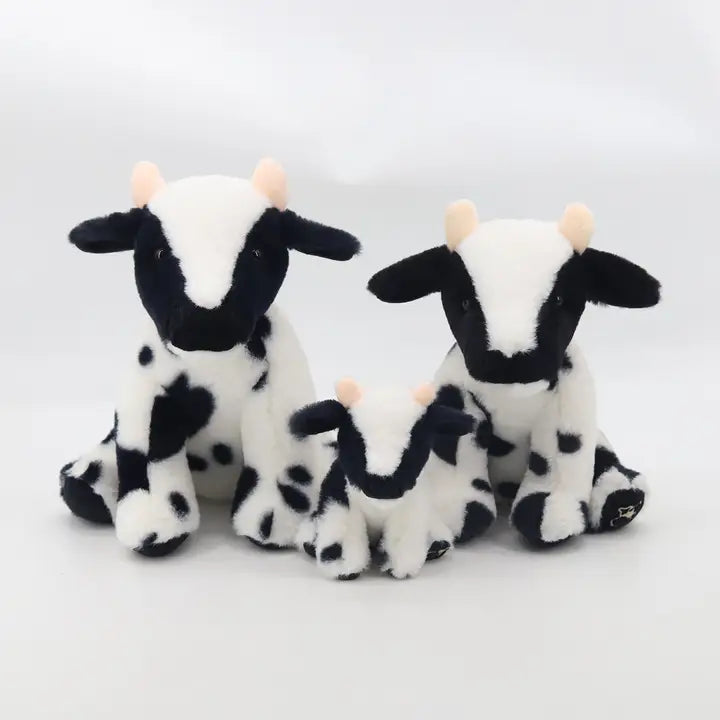 Dairy Cow Soft Toy Plush – Small (18cm)