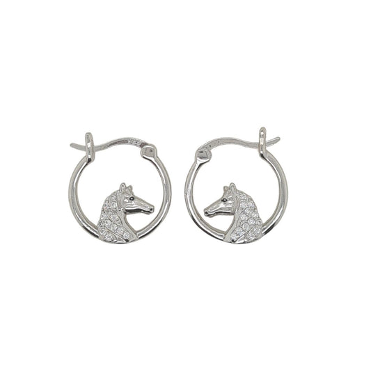 MCJ - Horse Head Hoop Earrings