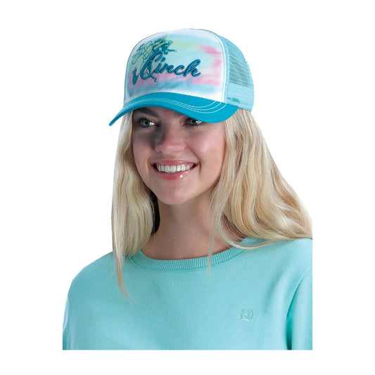 Cinch® Bucking Horse Trucker Cap – Turquoise