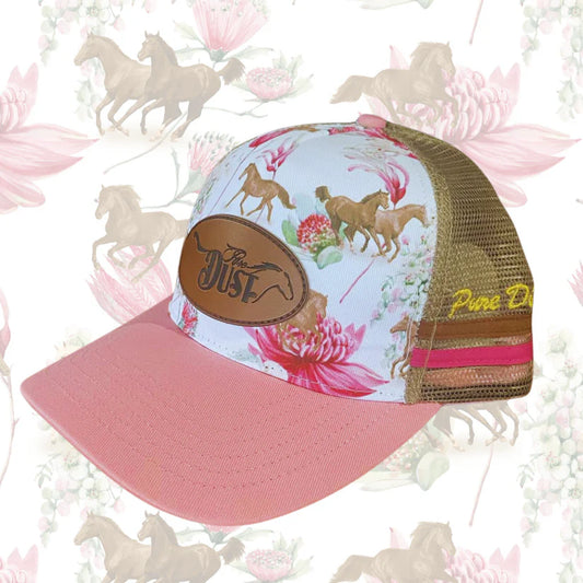 Pure Dust Ladies Trucker Caps - Petals & Ponies