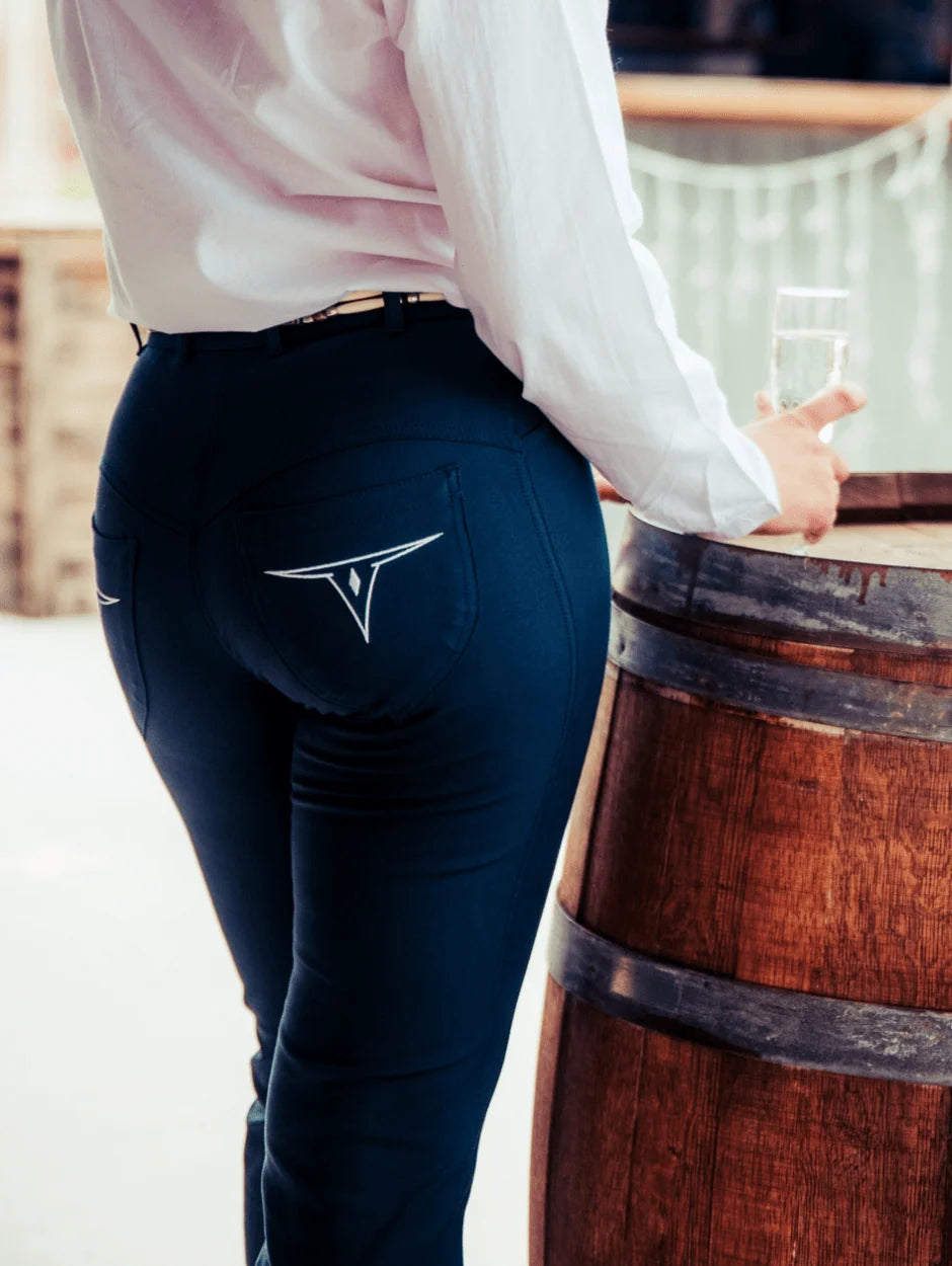 Navy Roxby – Horse Riding Jeans -34"