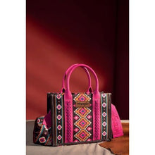 Load image into Gallery viewer, Wrangler - Womens Hot Pink - Southwestern Crossbody Bag
