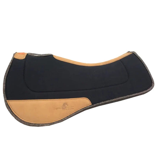 TOPRAIL Contoured Saddle Pad – Black