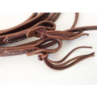 Load image into Gallery viewer, Toprail Equine - Cutting Herman Oak Premium Leather Cutting Reins
