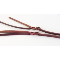 Toprail Equine - Cutting Herman Oak Premium Leather Cutting Reins