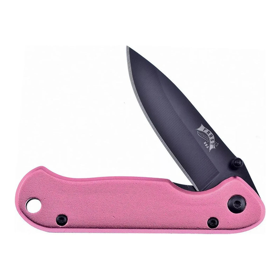 Frost Cutlery Bandit Linerlock Pink Pocket Knife