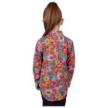 Load image into Gallery viewer, Hard Slog - Kid’s Susie 1/2 Placket Long Sleeve Shirt

