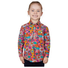 Load image into Gallery viewer, Hard Slog - Kid’s Susie 1/2 Placket Long Sleeve Shirt
