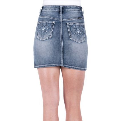 Pure Western - Women's Valeri Denim Skirt