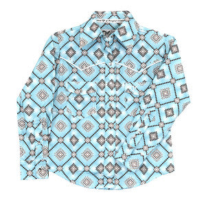 Cowgirl Hardwear - Youth Diamond Aztec L/S Shirt