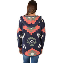 Load image into Gallery viewer, Pure Western - Women&#39;s Khloe Knitted Pullover - Navy/ Multi
